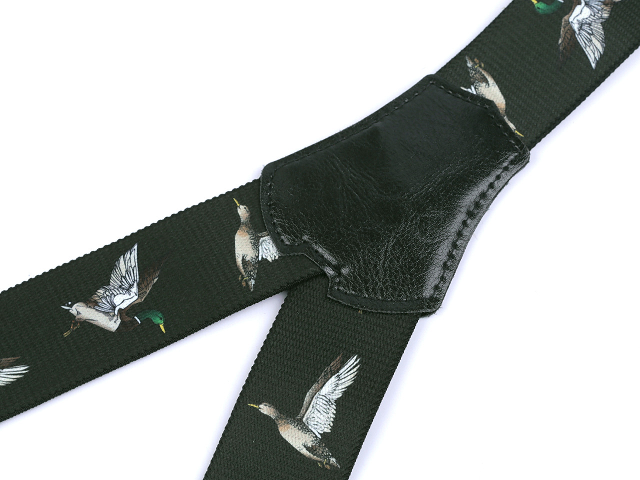 Hunting suspenders width 4 cm length 120 cm, dark green, 1 pc