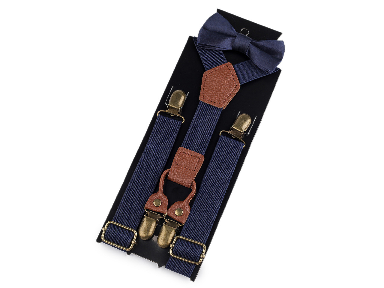 Dětská sada šle a motýlek, velké, 3 zelená