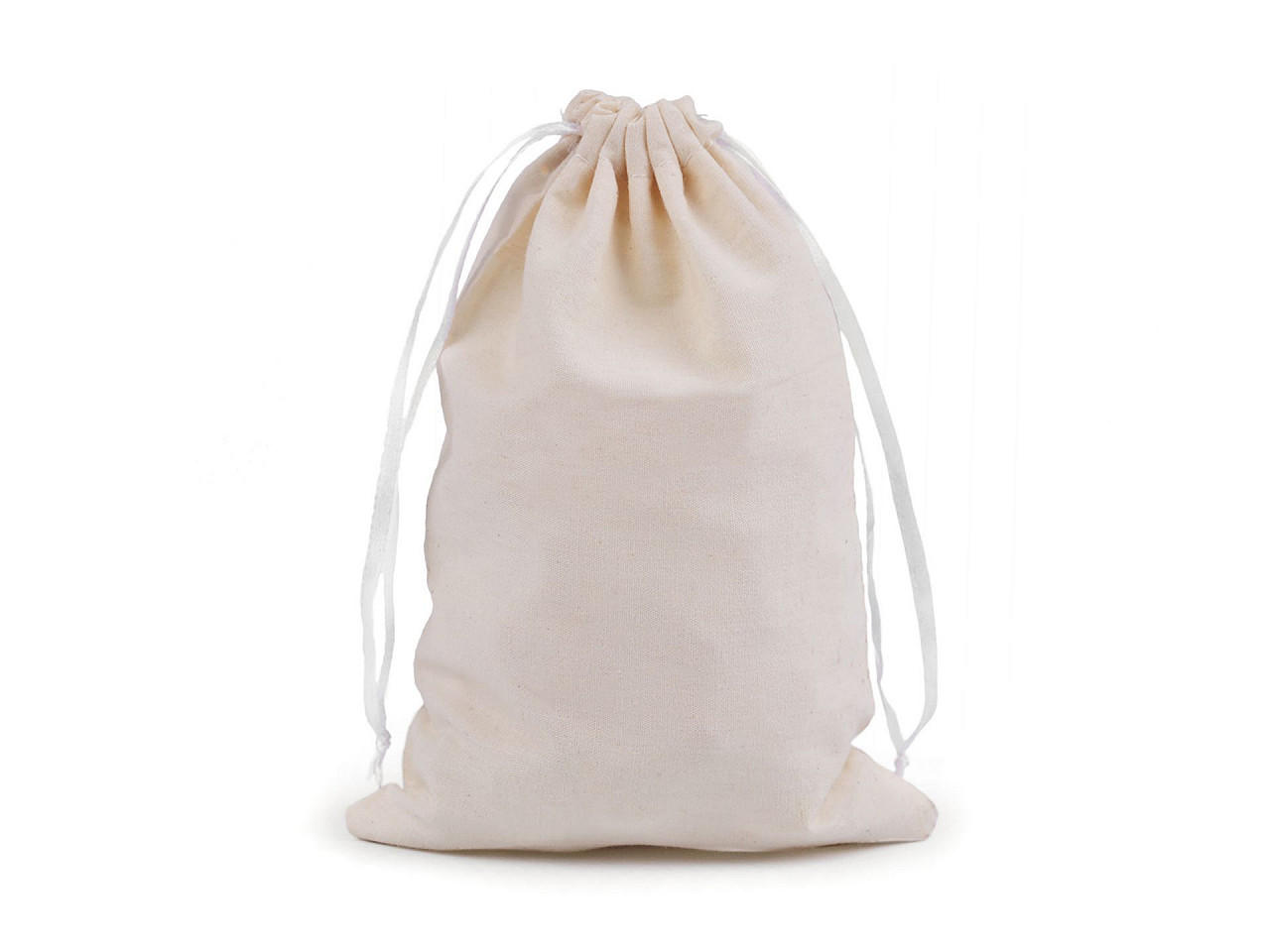 Dárkový pytlík 11x16 cm bavlněný, velké, 2 hnědá tmavá