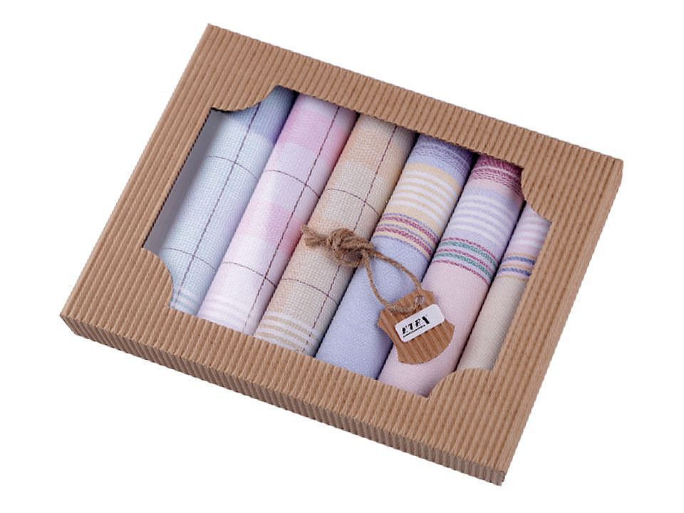 Damen-Taschentücher / Geschenkbox, Mix aus zufälligen Varianten, 1 Karton