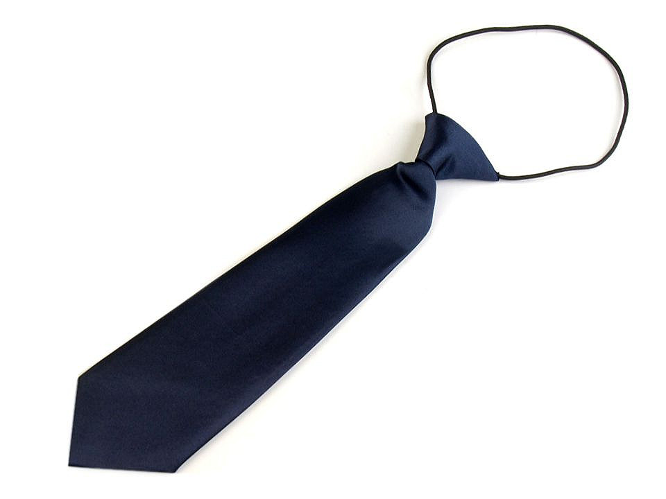 Cravată pentru copii 7x27 cm, albastru parizian, 1 buc