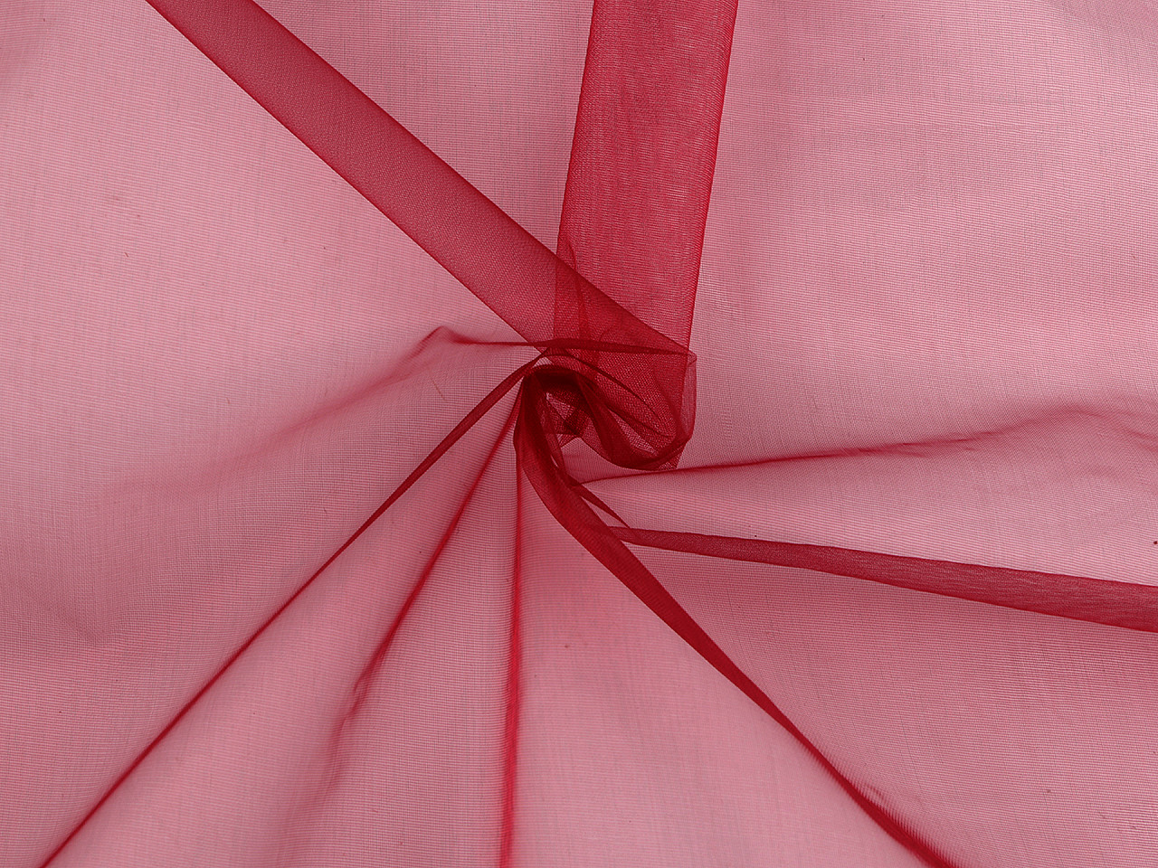 Organza tuhá dekorační, střední, 11 zelená tmavá