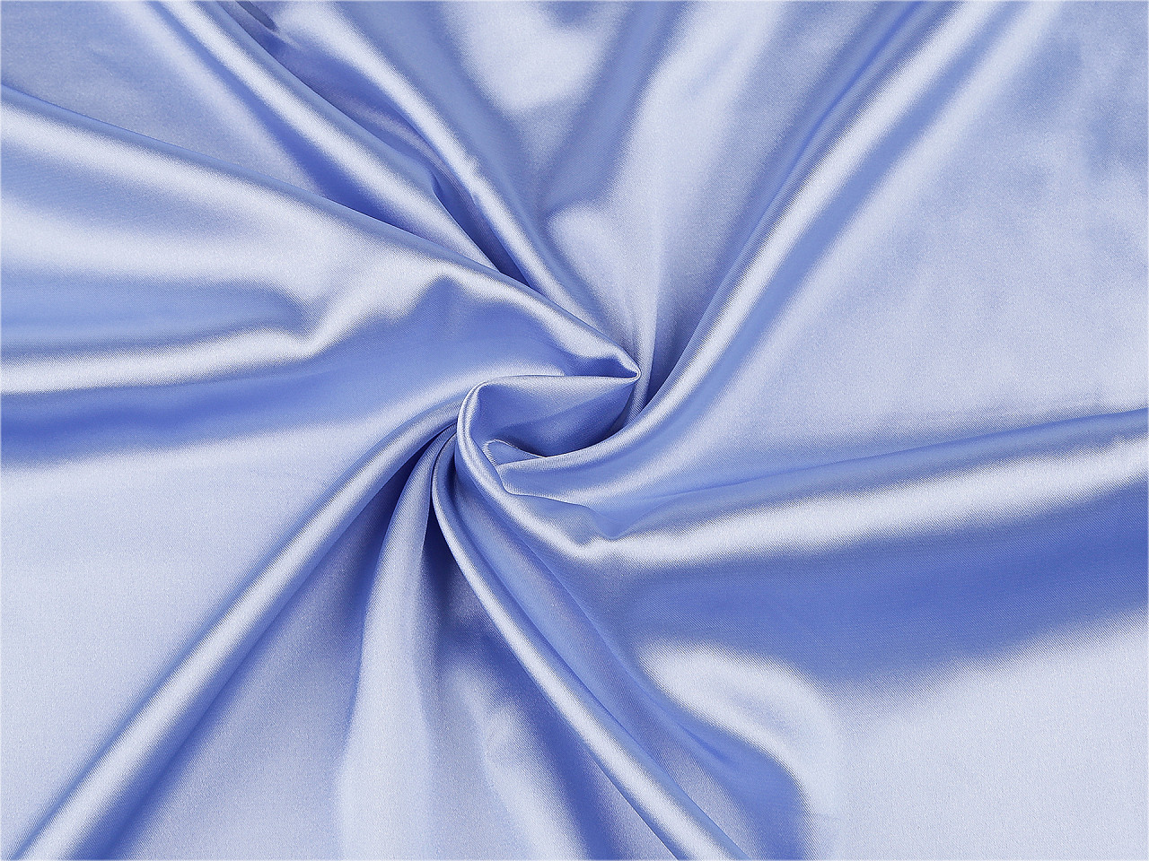 Satén elastický metráž, střední, 6 (19) černá