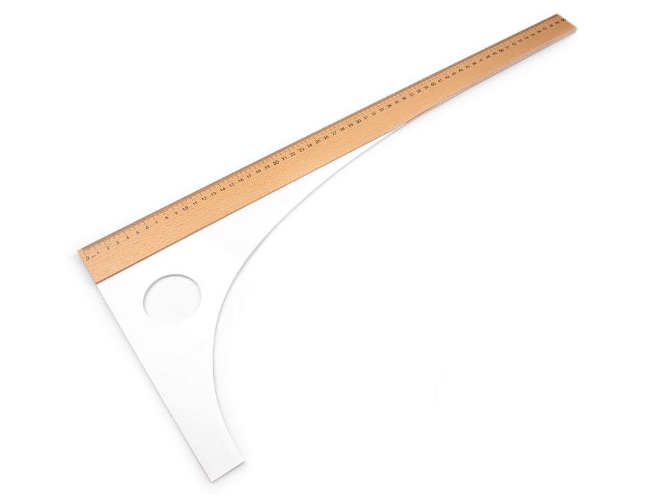 Krajčírsky príložník dĺžka 60 cm, 80 cm
