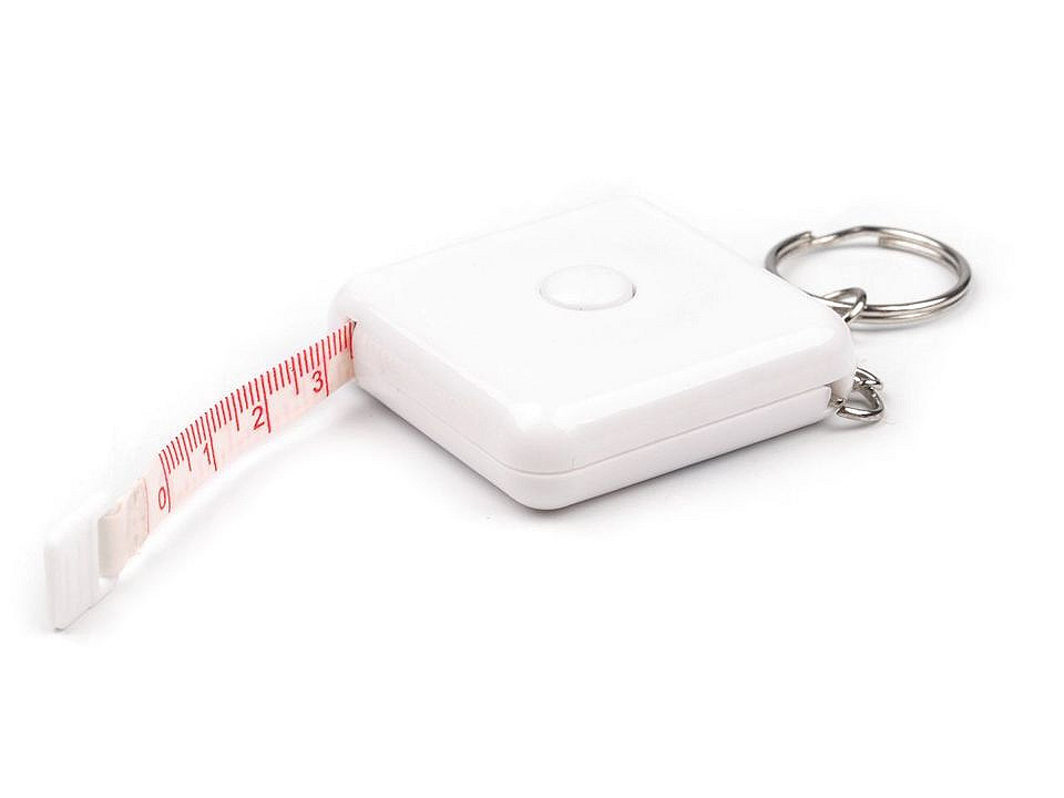 Tape measure length 150 cm, white, 5 pcs