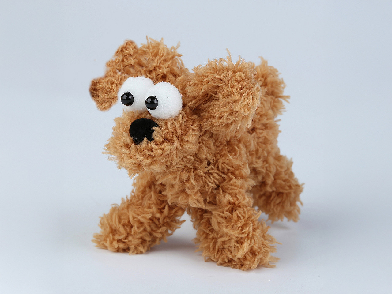 Čumák sametový s pojistkou 11x14 mm, malé, 2 růžová střední