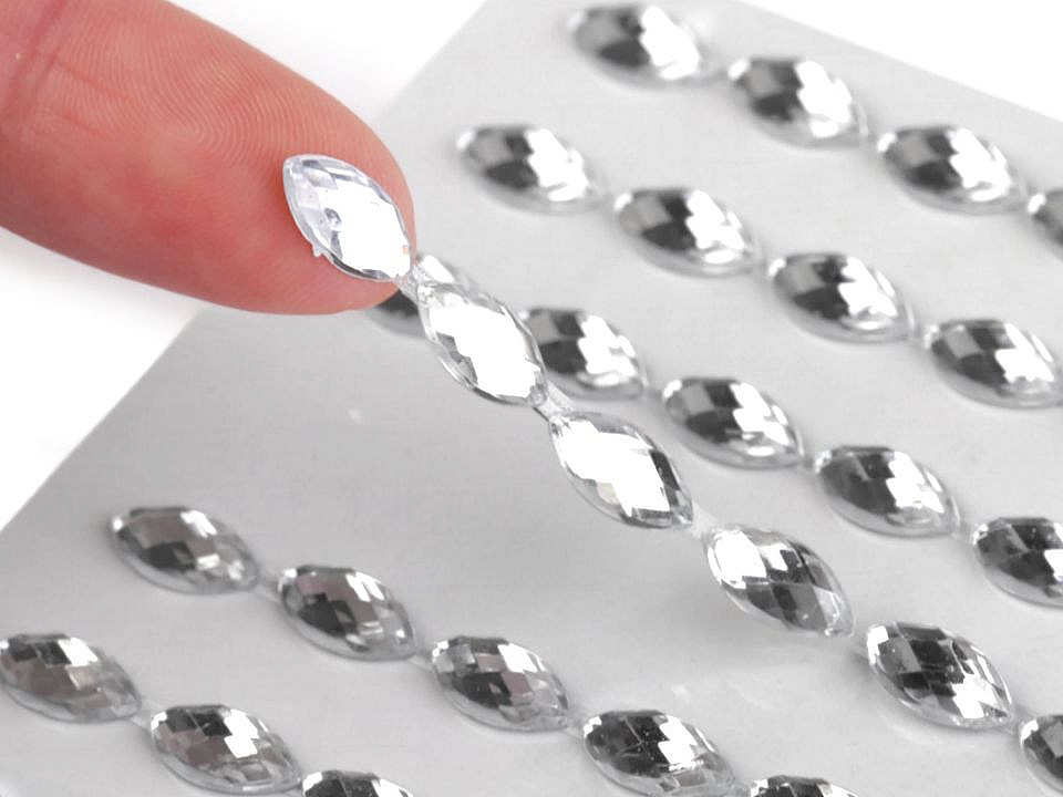 Samolepiace kamienky na lepiacom prúžku 5x10 mm