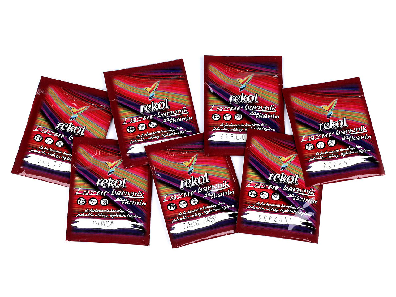 Barva na textil 18 g, střední, 10 zelená sv.