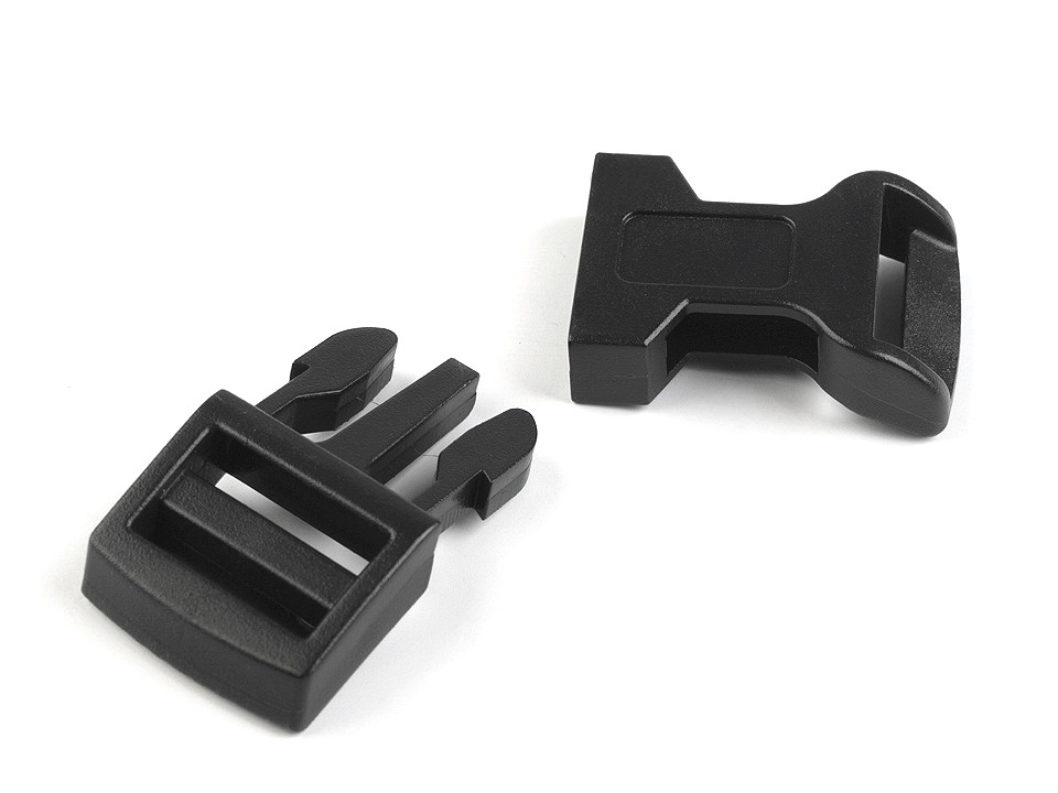 Spona trojzubec šírka 15 mm prehnutá