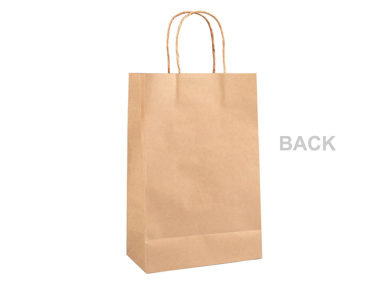 Papírová taška Stoklasa, střední velikost 20x30 cm, střední, hnědá přírodní