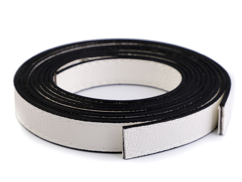 Ucha na tašky prošitá - polotovar, malé, 1 hnědá koňak