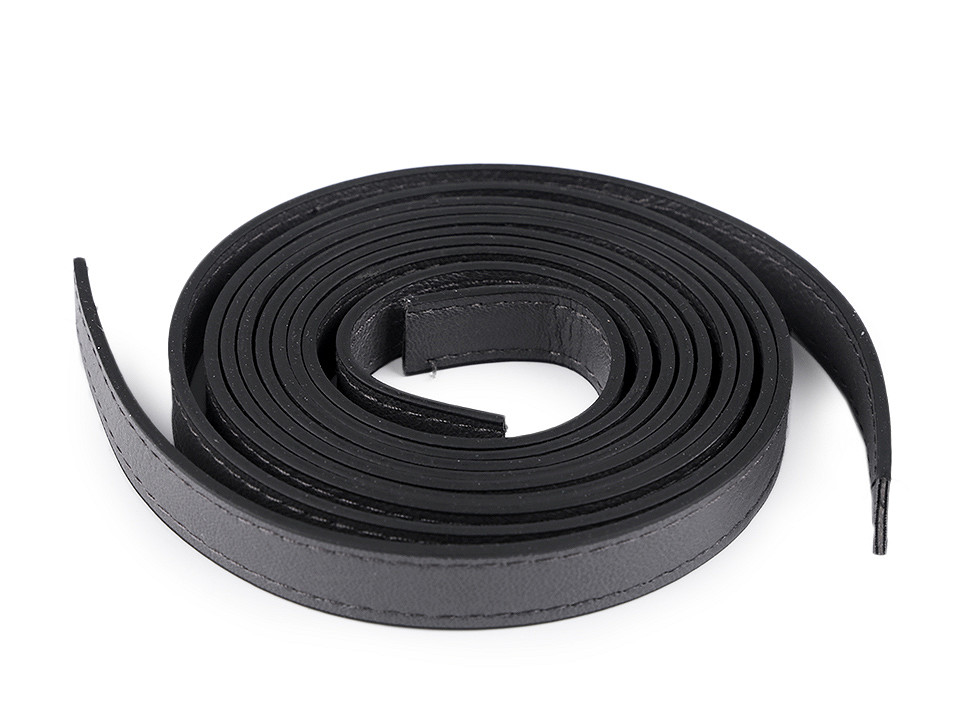 Ucha na tašky prošitá - polotovar, malé, 1 hnědá koňak