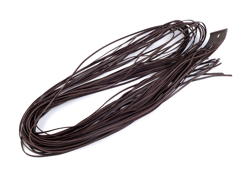 Kožený remienok šírka 2 mm, 120 cm