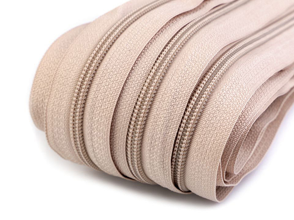 Zips špirálový No 5 metráž pre jazdcov typu BX