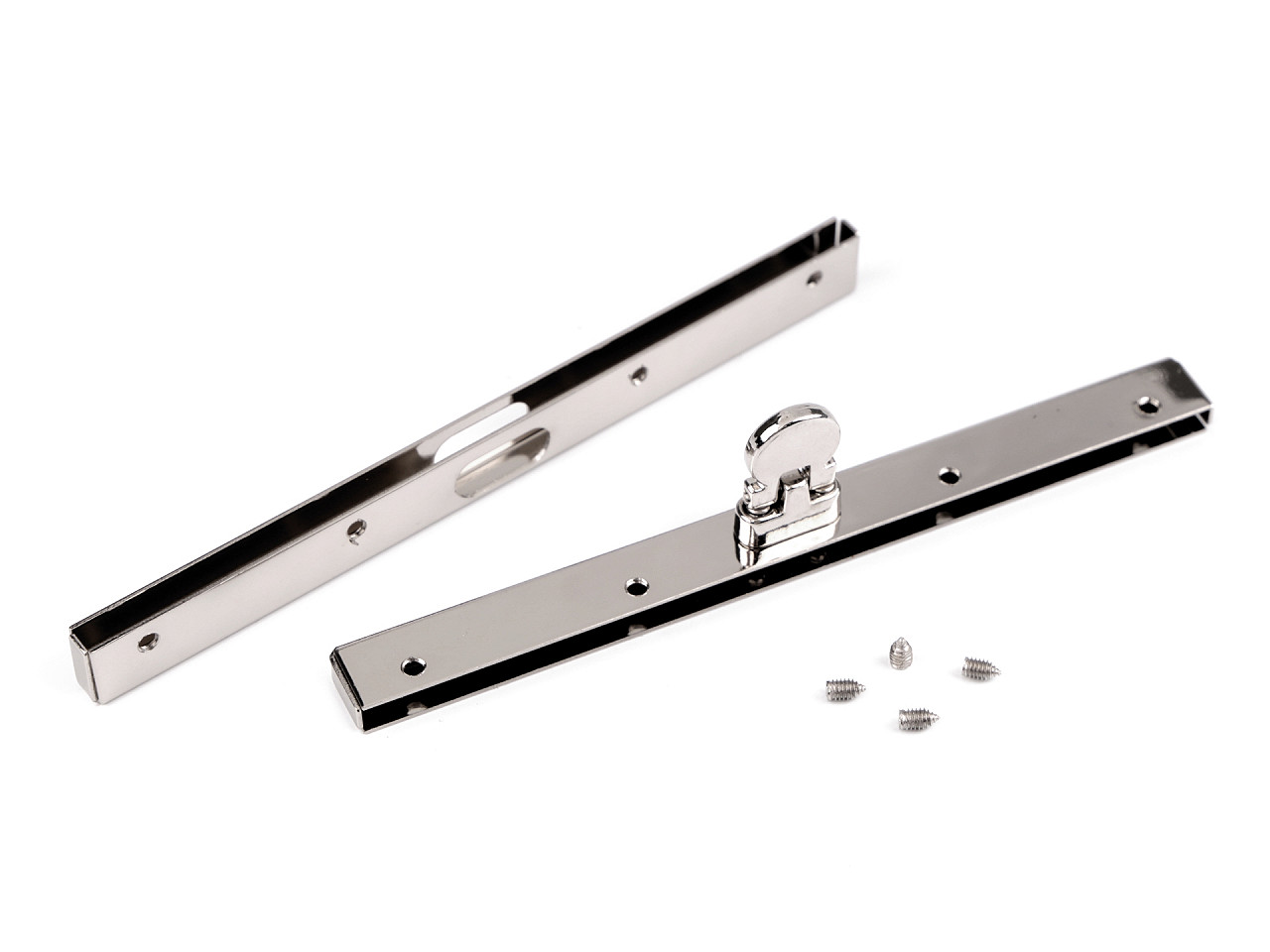 Rámeček na výrobu kabelky 12 cm vkládací, malé, nikl černý