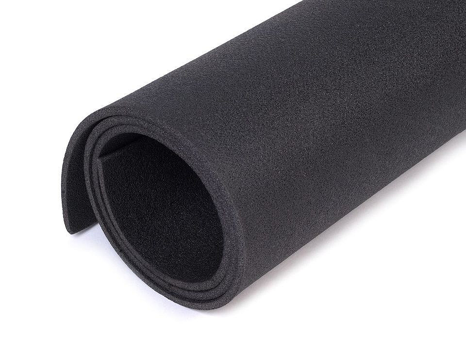 Mesh foam / stiffener for handbags width 100 cm, anthracite, 1 m