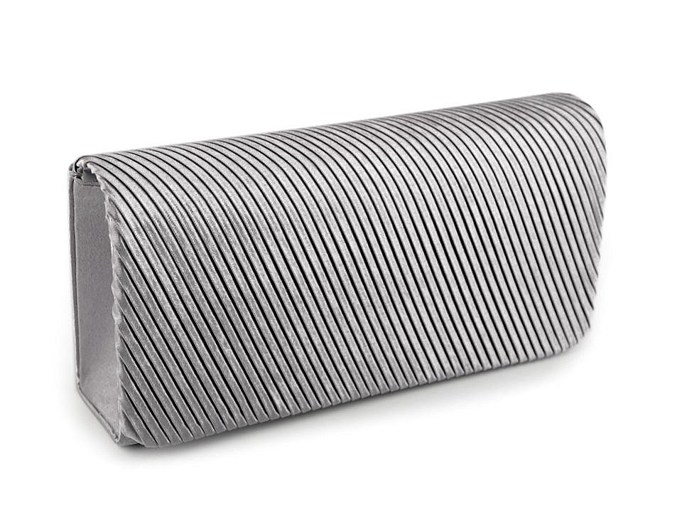 Kabelka - psaníčko s lurexem, střední, 9 černá