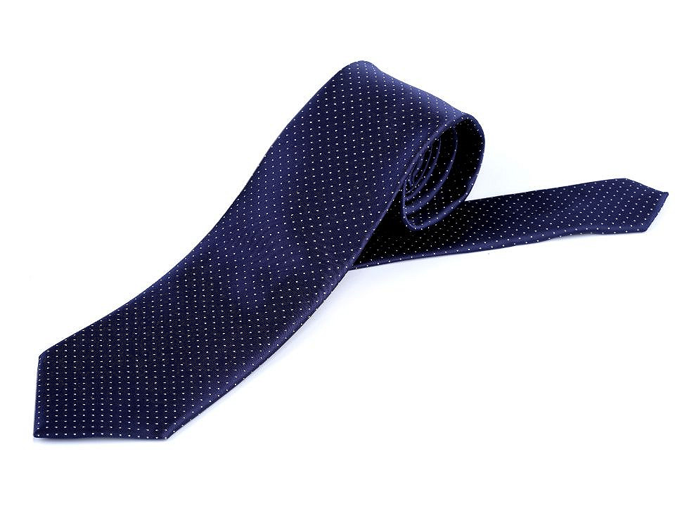 Satin-Krawatte, dunkelblau, 1 Stk.
