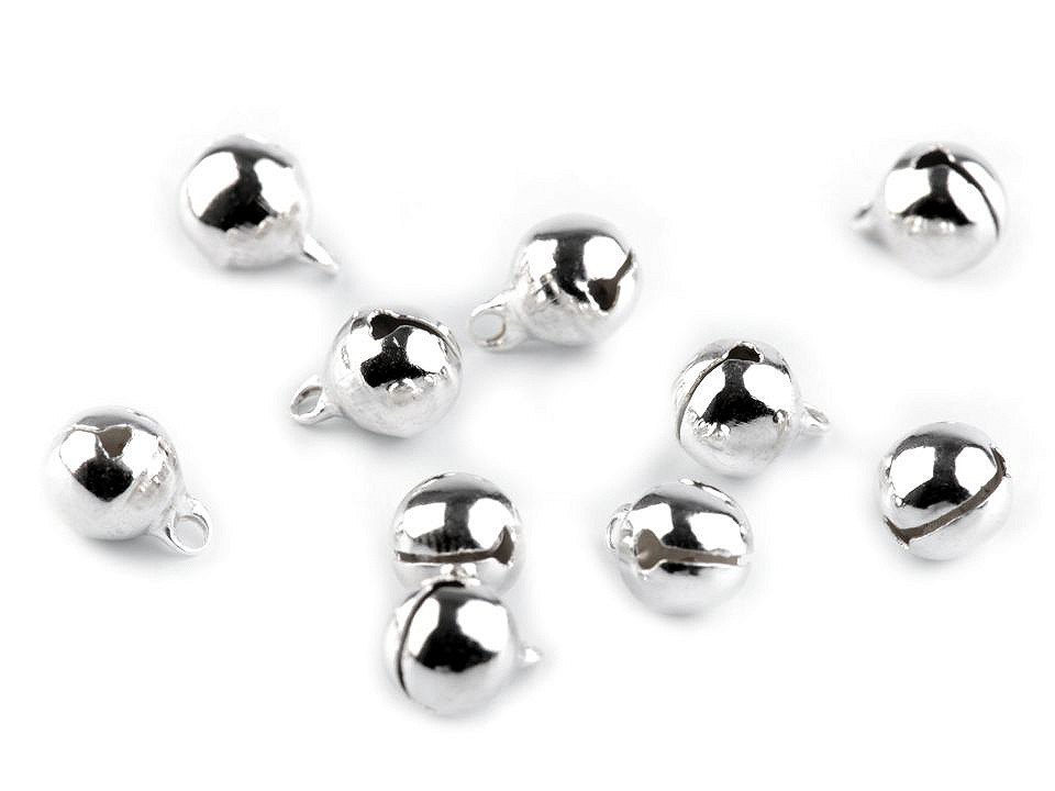 Clothing eyelets, suitable for washing Ø8 mm, silver, 100 pcs