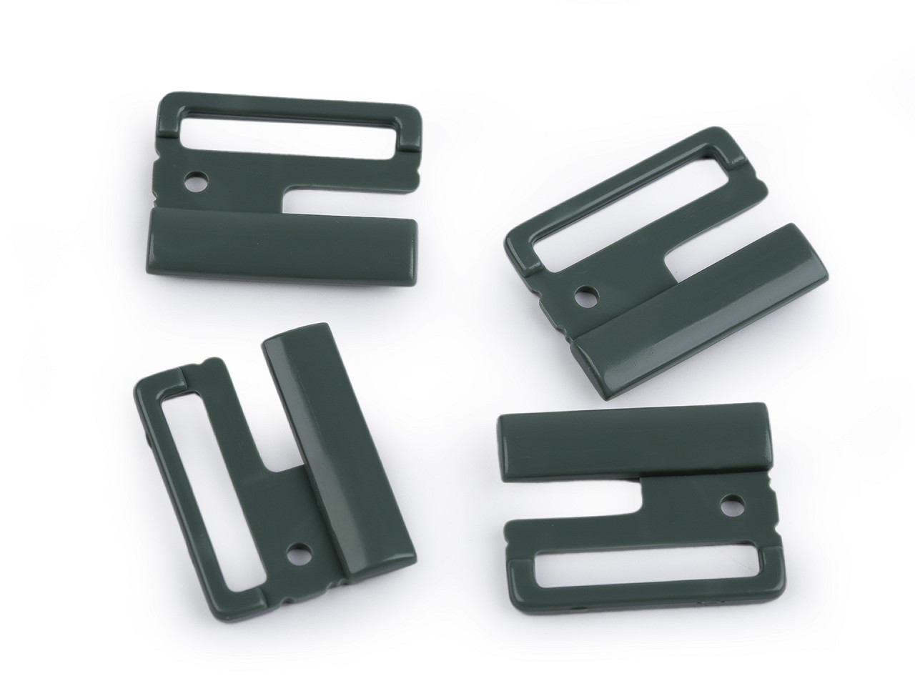 Plavkové zapínání šíře 25 mm plastové, střední, 4 pink