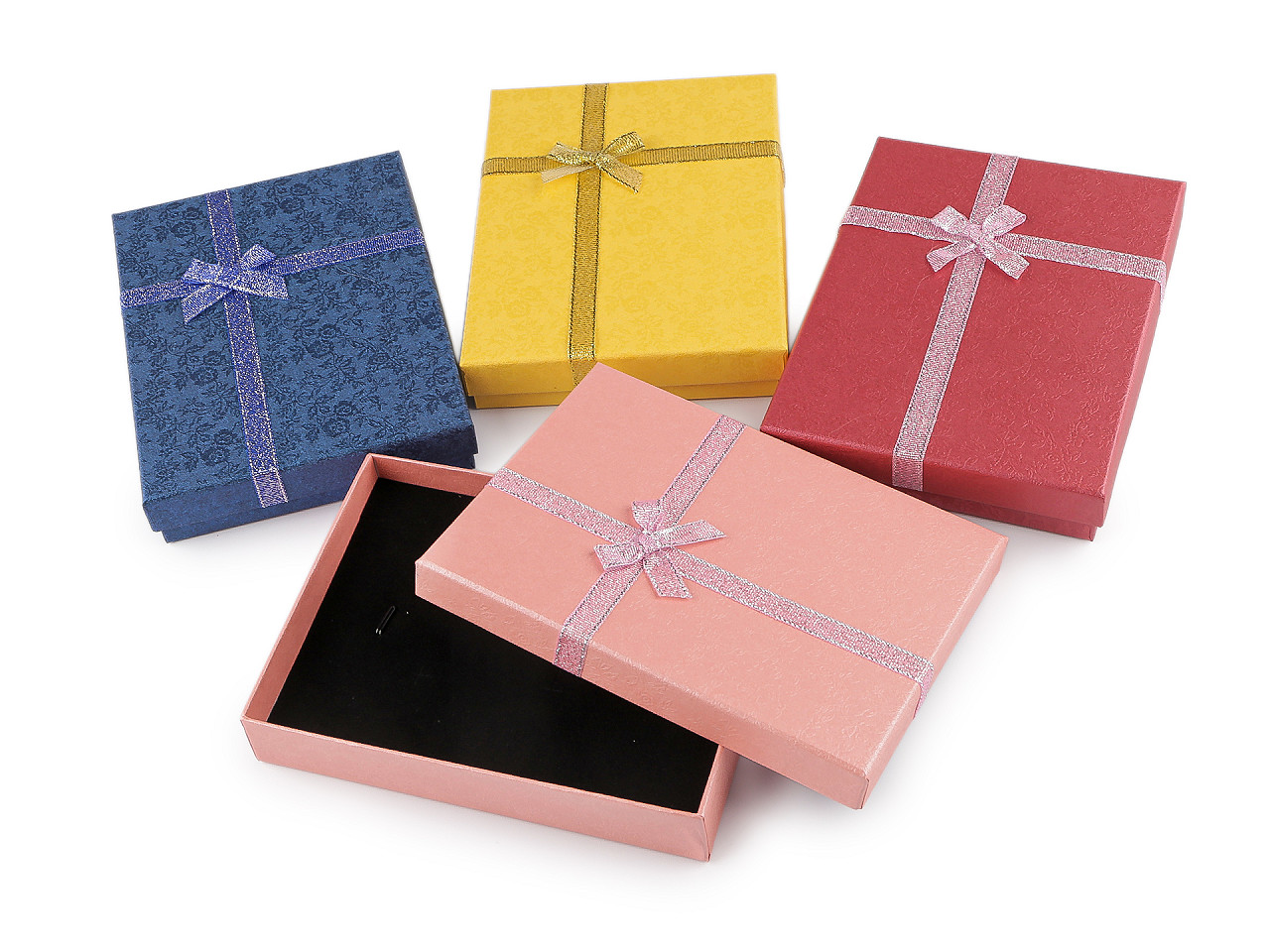 Krabička na šperky 12x16 cm, střední, mix náhodných barev