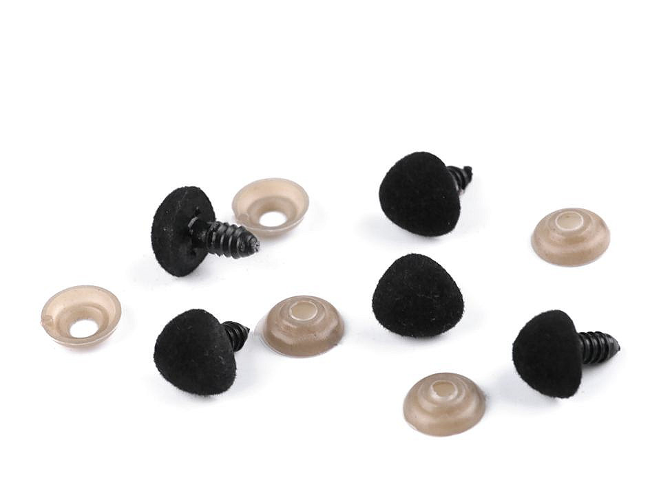 Ňufák zamatový s poistkou 14x15 mm