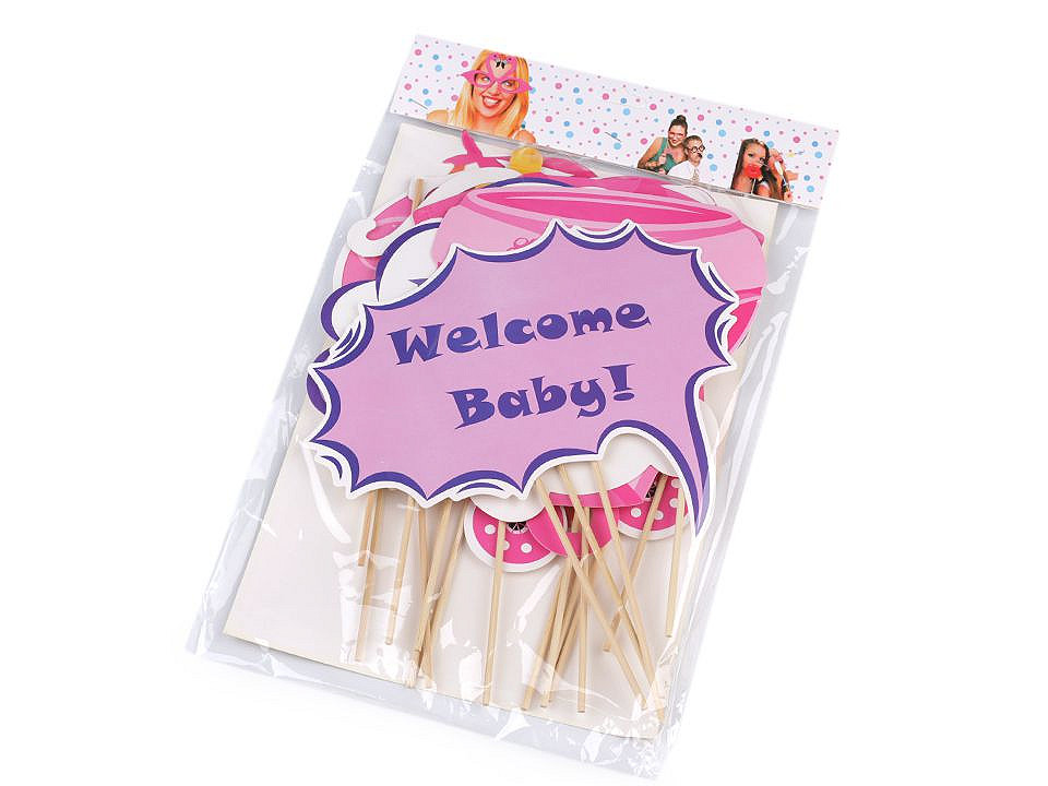 Párty rekvizity do fotokoutku, malé, 4 viz foto