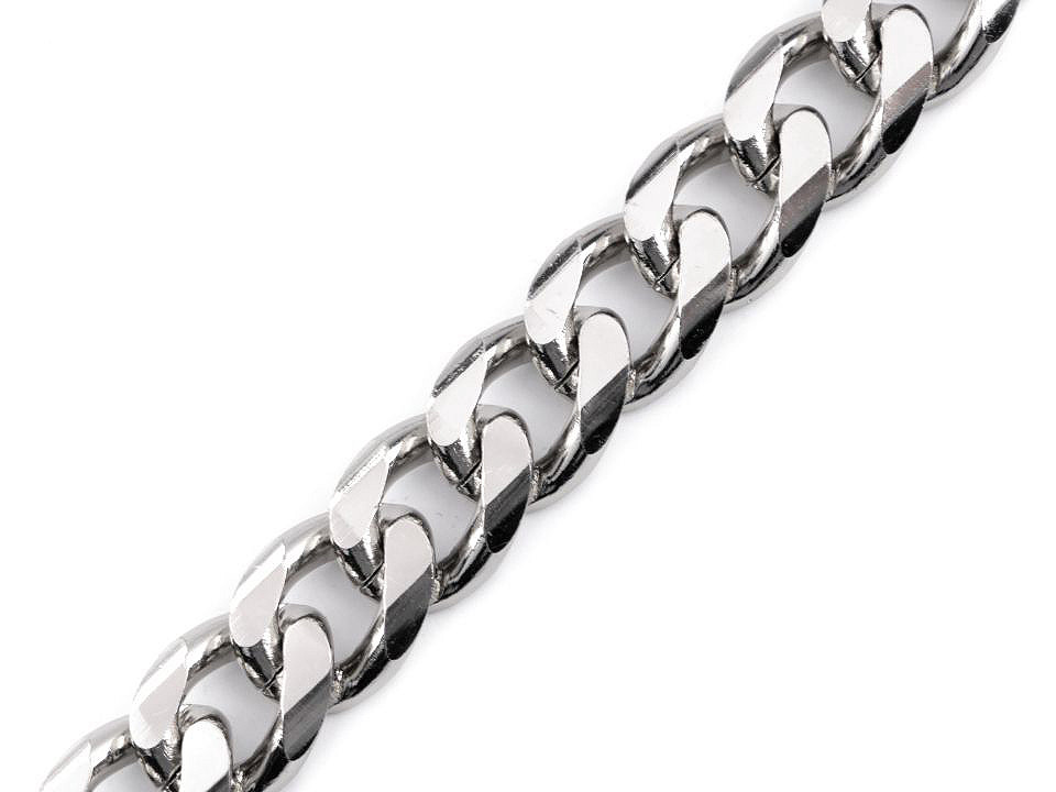 Reťaz plochá šírka 14 mm, metráž