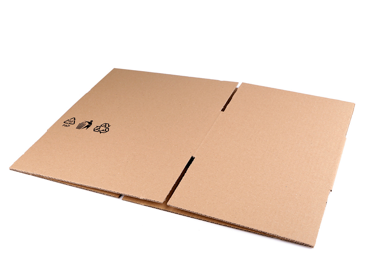 Cutie de carton 30,5x22,5x14,5 cm, maro natural, 1 buc