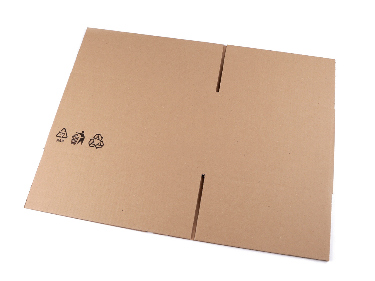 Cutie de carton 34x26x19 cm, maro natural, 1 buc