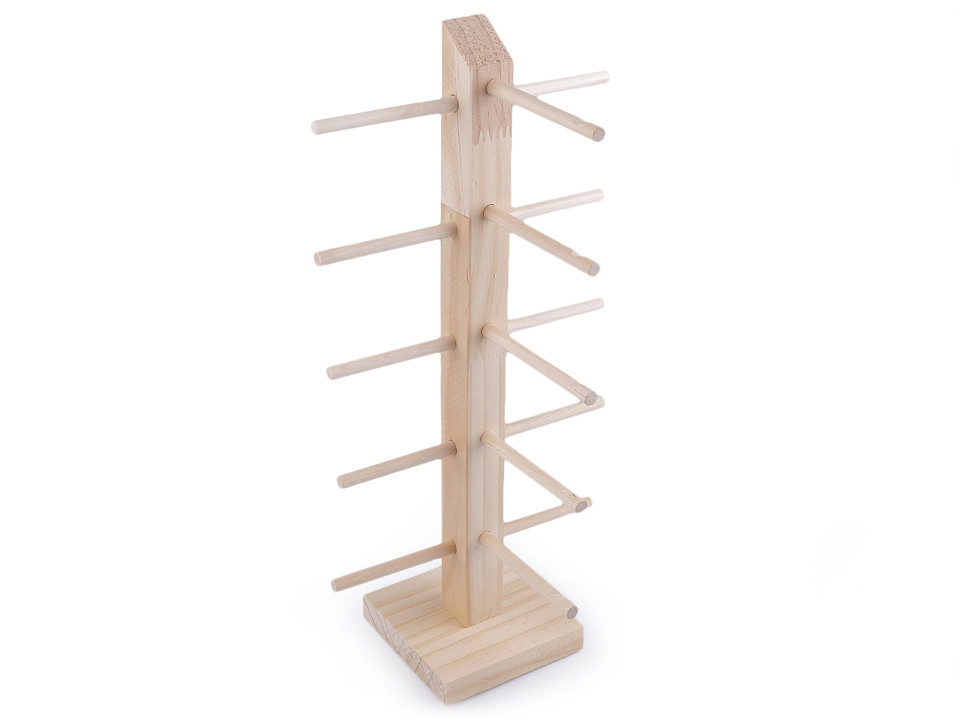 Drevený stojan na náramky / okuliare 37 cm