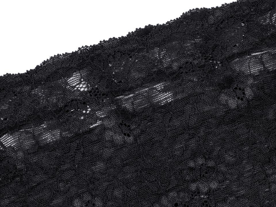 Selbstklebende Anti-Scheuer-Oberschenkelbänder, Spitze, 64 - 70 cm, schwarz, 1 Paar