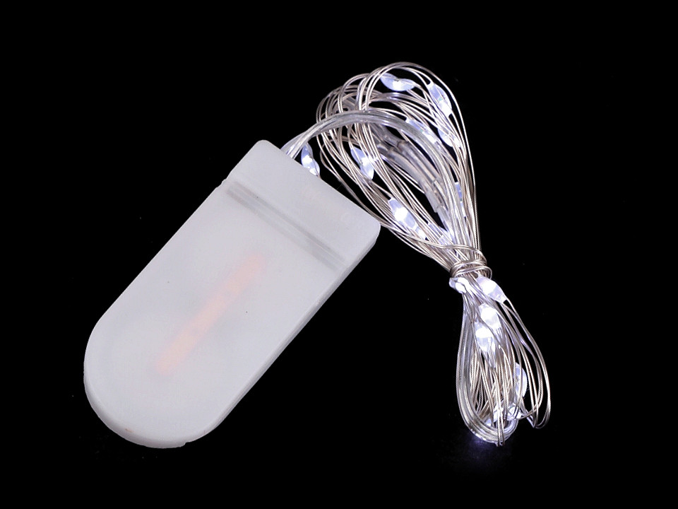 LED osvetlenie na batérie na dekorácie