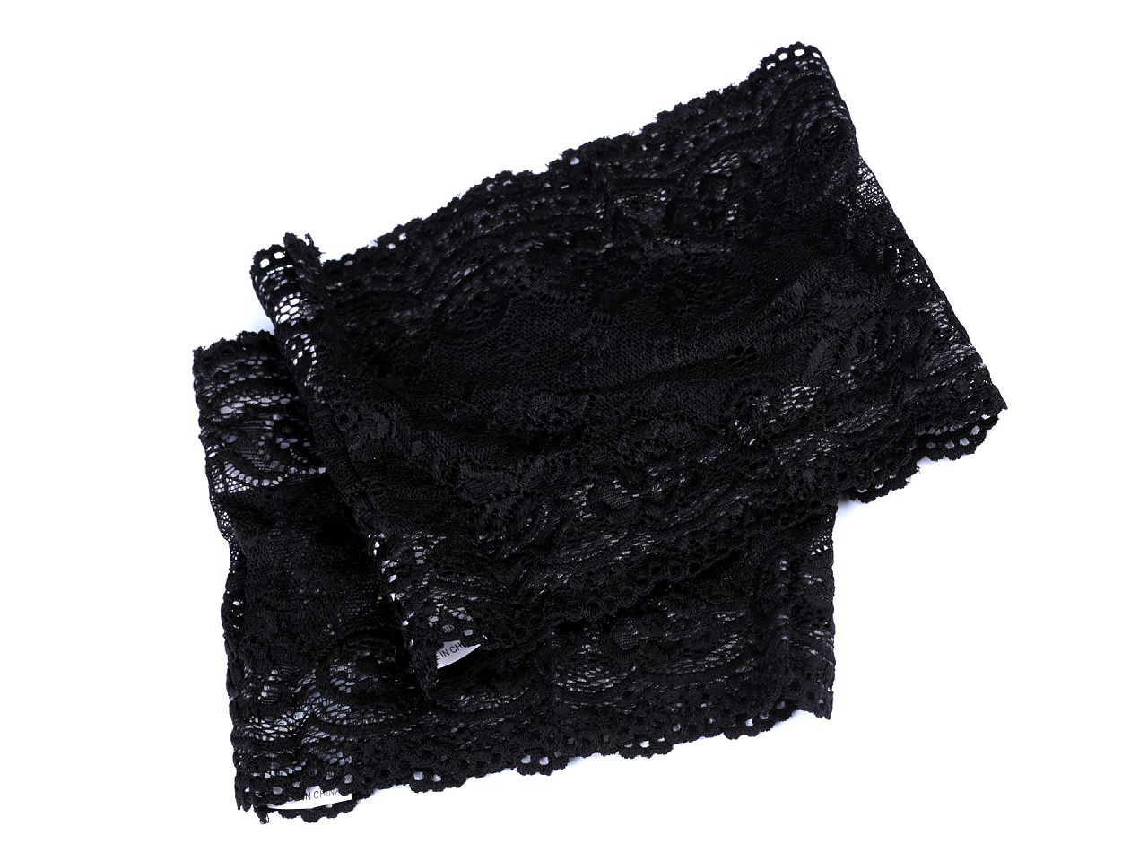 Anti-chafing thigh bands lace,  B: 44 - 56 cm, black, 1 pair