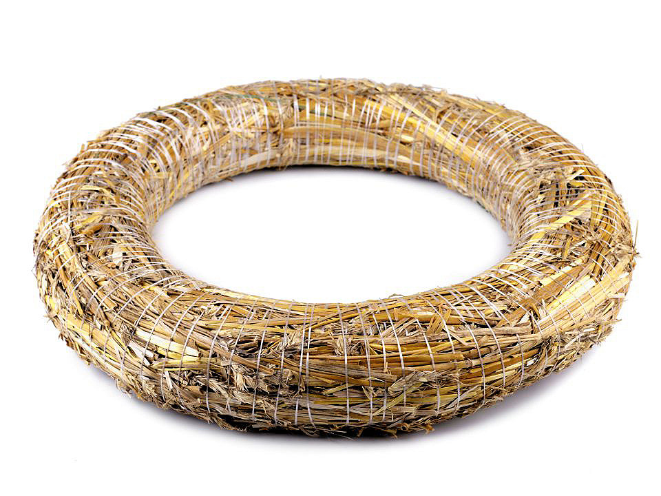 Slamený veniec Ø40 cm