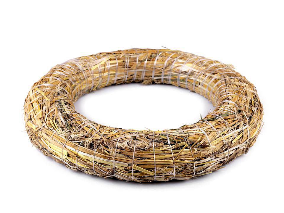 Slamený veniec Ø35 cm