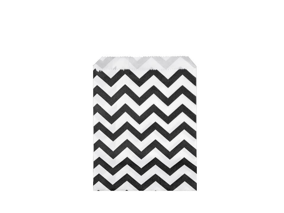 Papierové vrecko chevron 10x14 cm