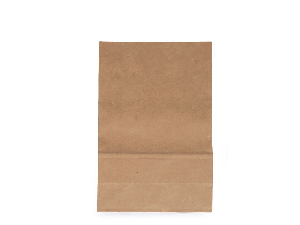 Paper bag, 13 x 23,5 x 7,7 cm, brown natural, 50 pcs