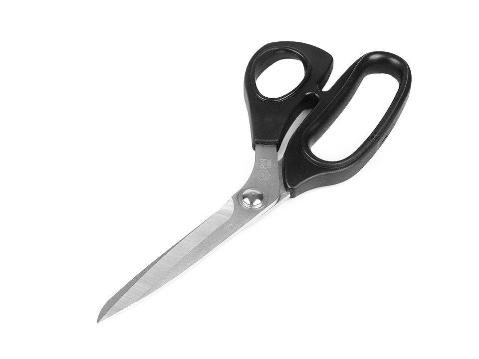 PIN tailoring scissors length 21 cm, black, 1 pc