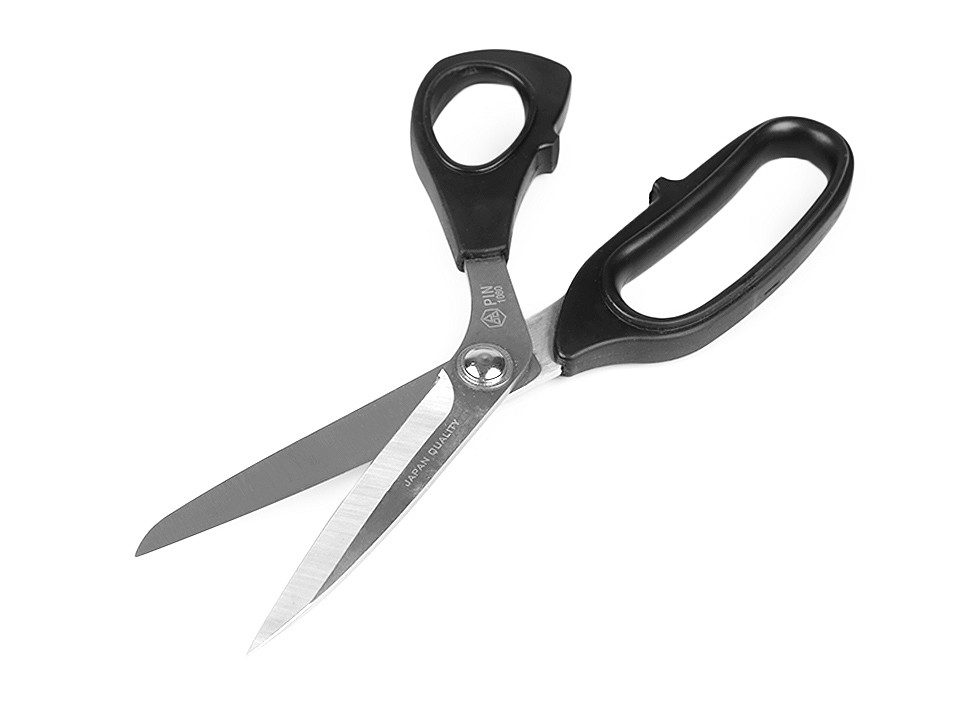 PIN tailoring scissors length 21 cm, black, 1 pc