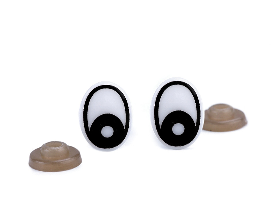 Oči s poistkou 12x16 mm
