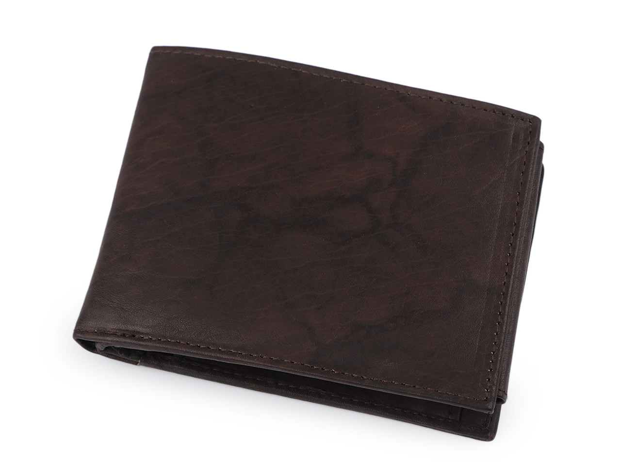 Pánská peněženka kožená, střední, 8 bordó sv.