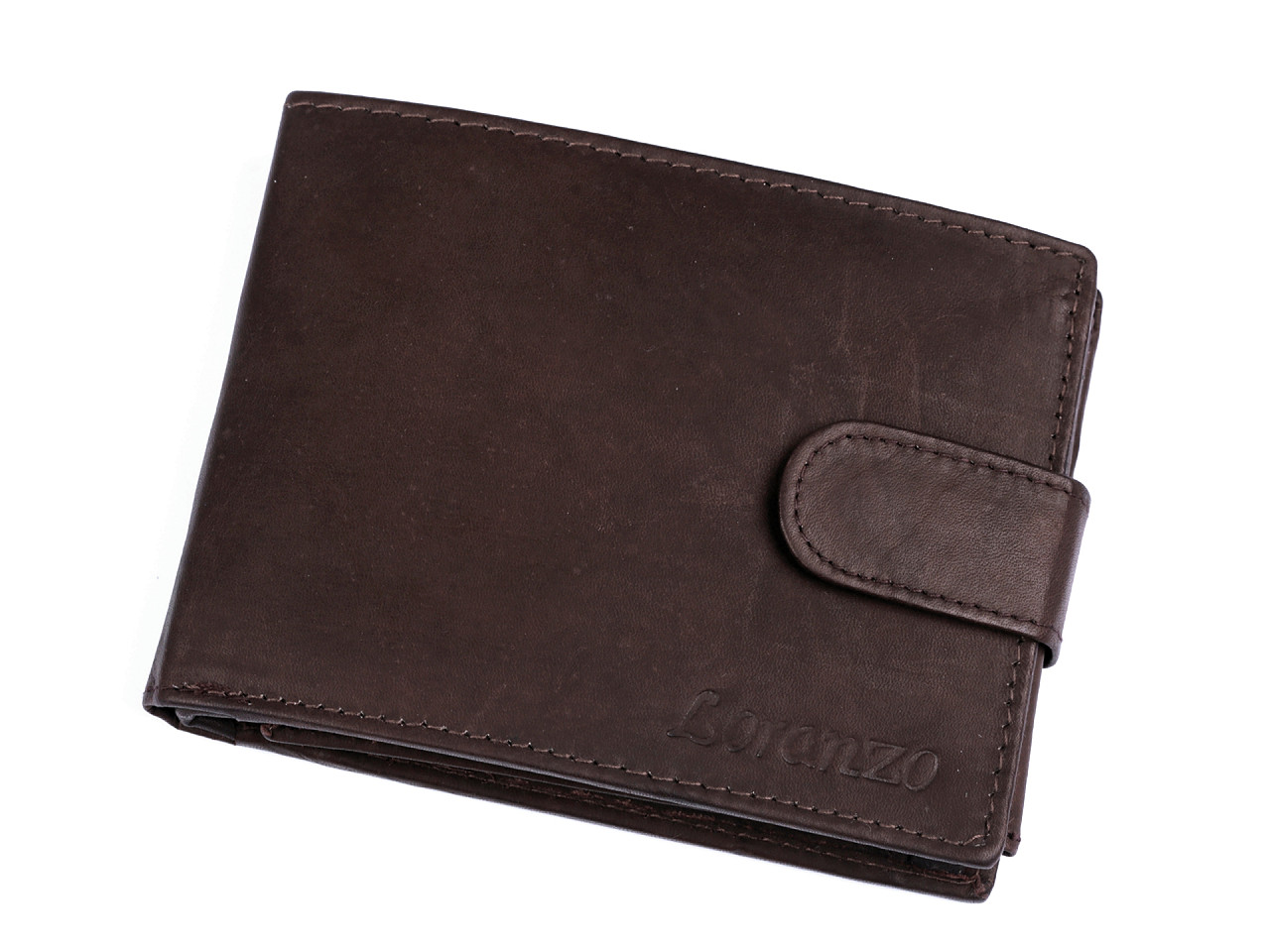 Pánská peněženka kožená, střední, 8 bordó sv.