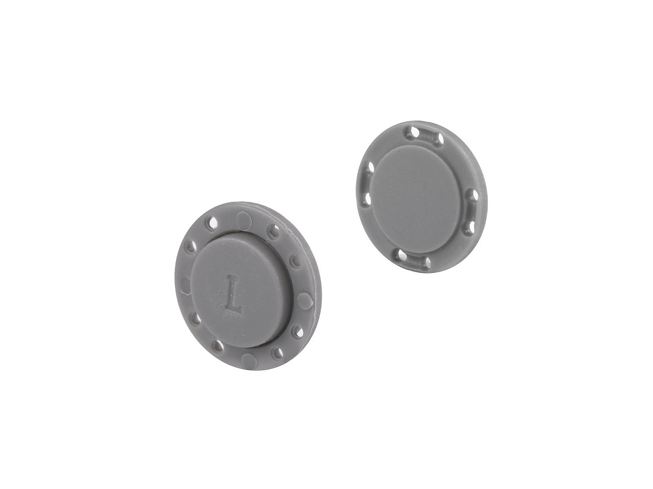 Magnetické zapínání přišívací / knoflík Ø23 mm, střední, 1 bílá