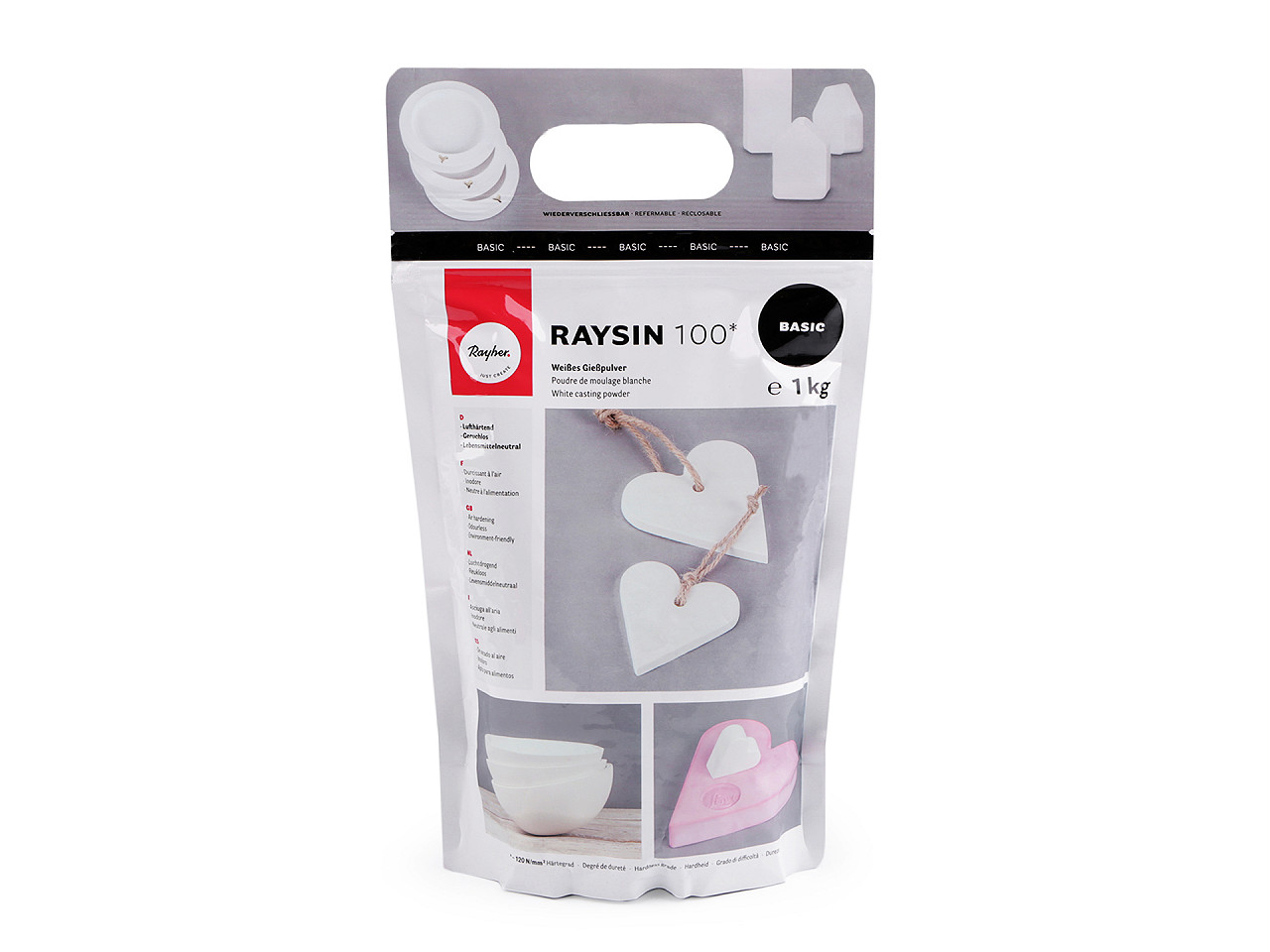 Modelárska sadra Raysin 100; hmotnosť 1 kg