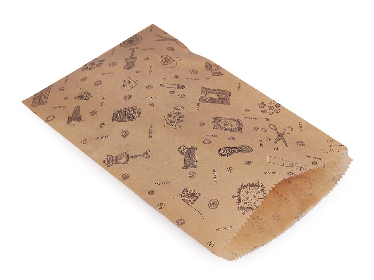 Papírový sáček Stoklasa 20x32 cm, střední, hnědá přírodní