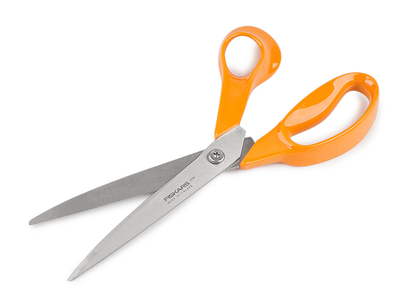 Krejčovské nůžky Fiskars délka 25 cm, střední, 2 oranžová