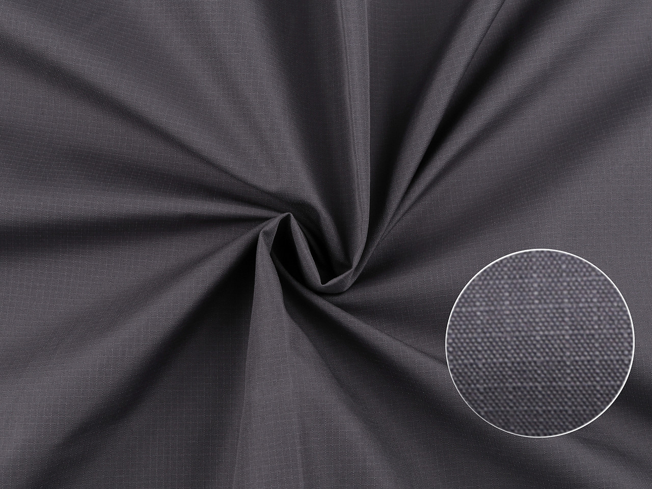 Šusťákovina s ripstop strukturou, střední, 5 (180422) zelená khaki