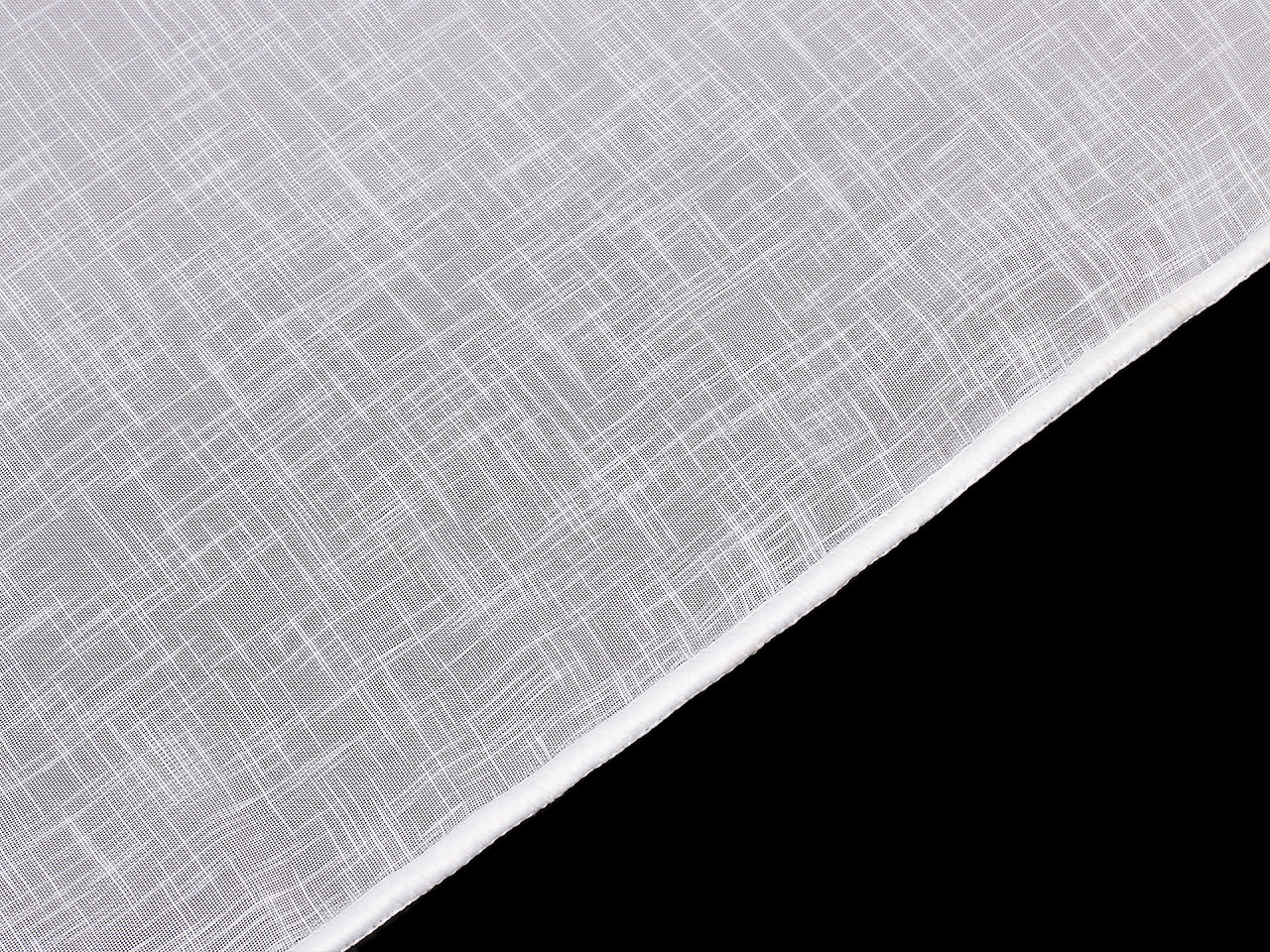 Záclona / voál strukturovaný s olůvkem šíře 276 cm, střední, Off White