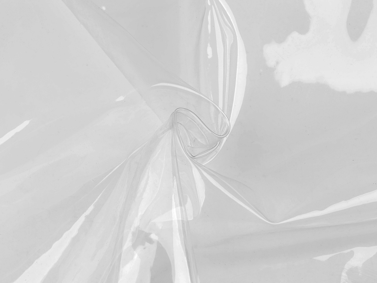 Fólia na šitie transparentná PVC 0,35 mm